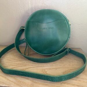 Portland Leather Emerald Crossbody Bag